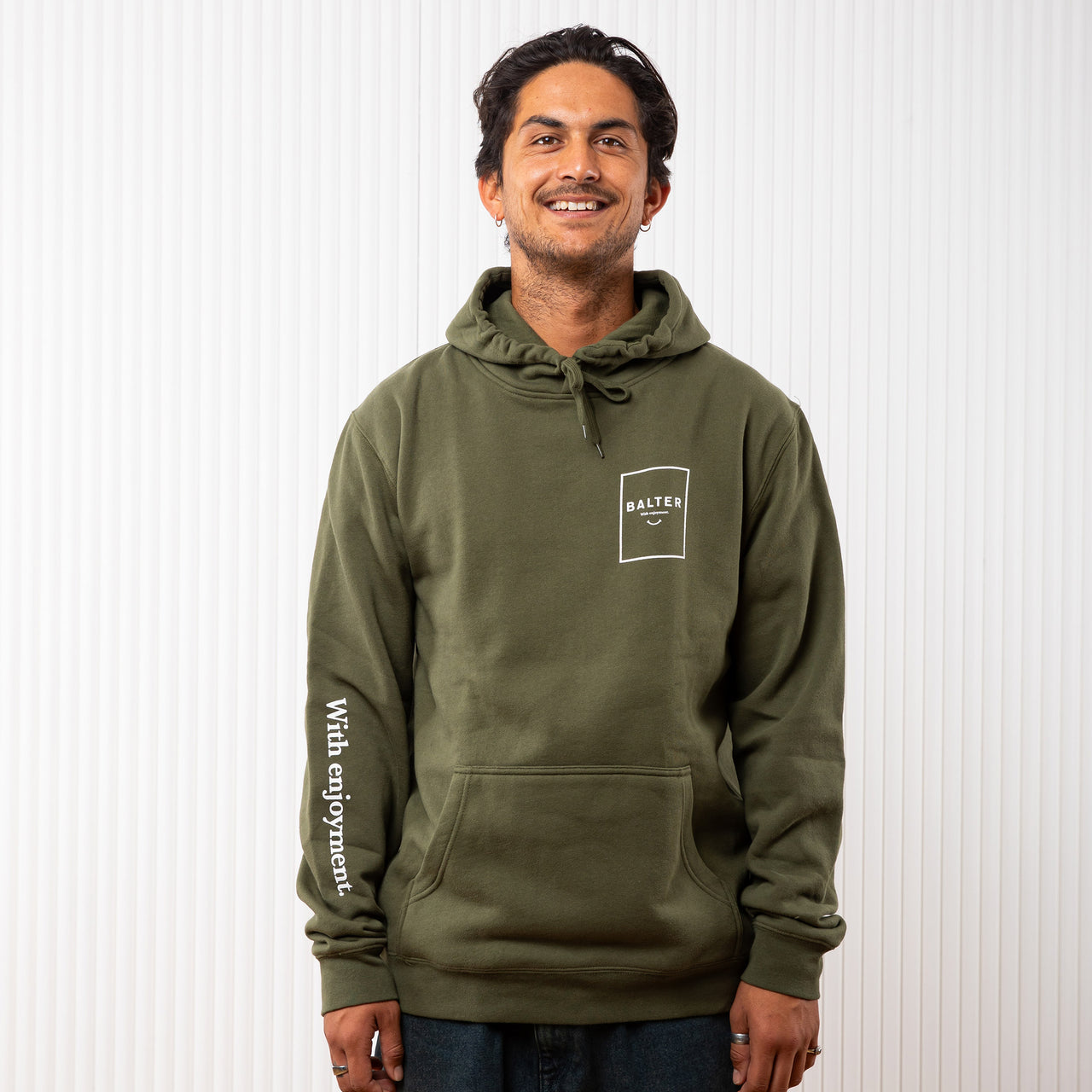 Balter With Enjoyment Hoodie - Army