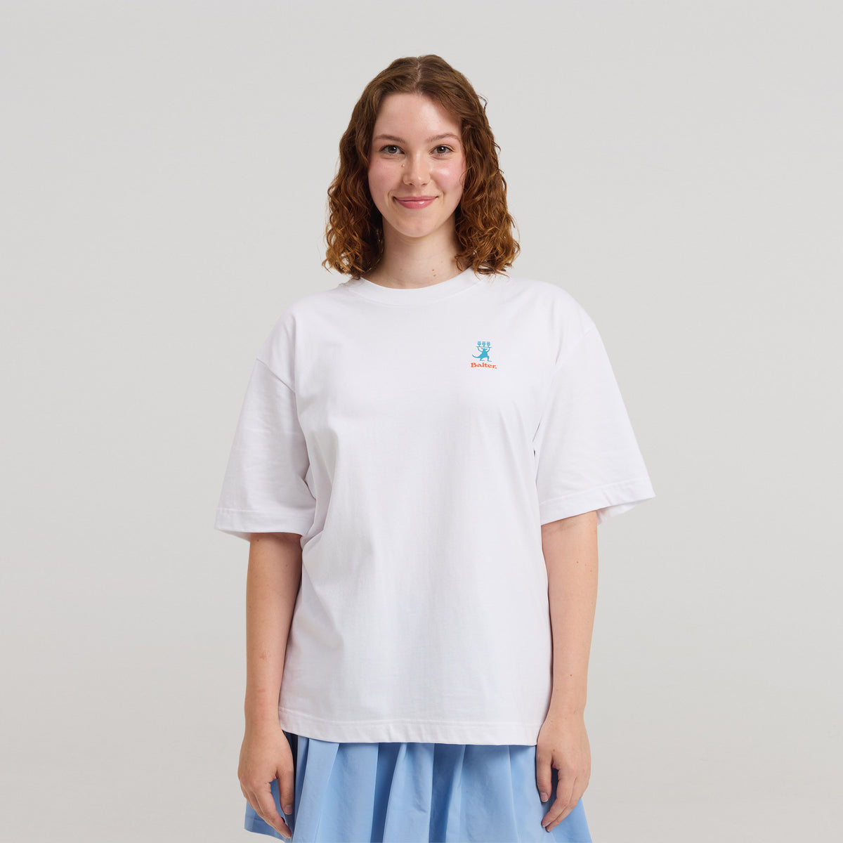 Another Round Box Tee - White