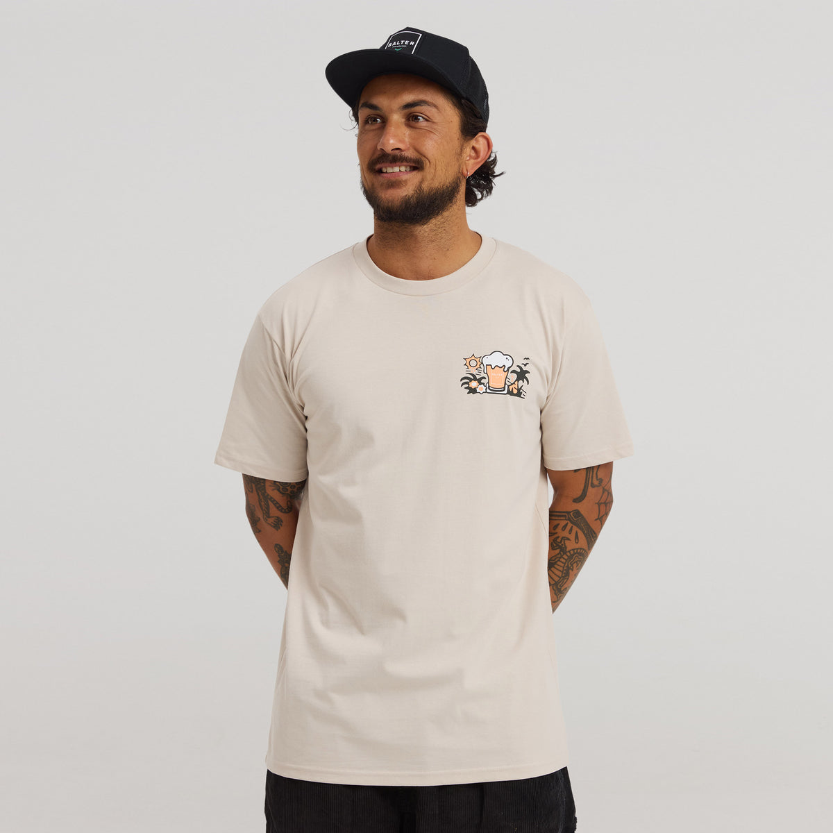 Eazy Hazy Classic Tee - Bone
