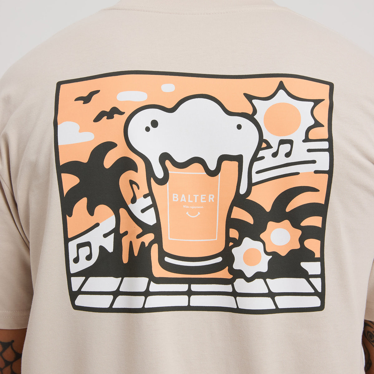 Eazy Hazy Classic Tee - Bone