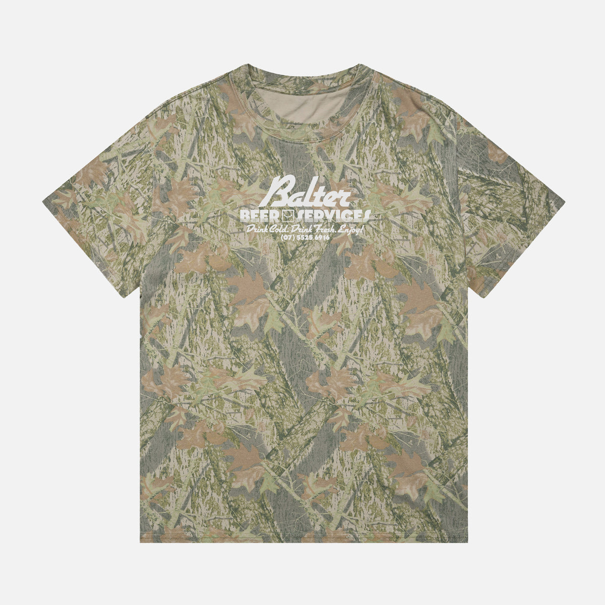 Services Heavy Faded Tee - Tree Camo