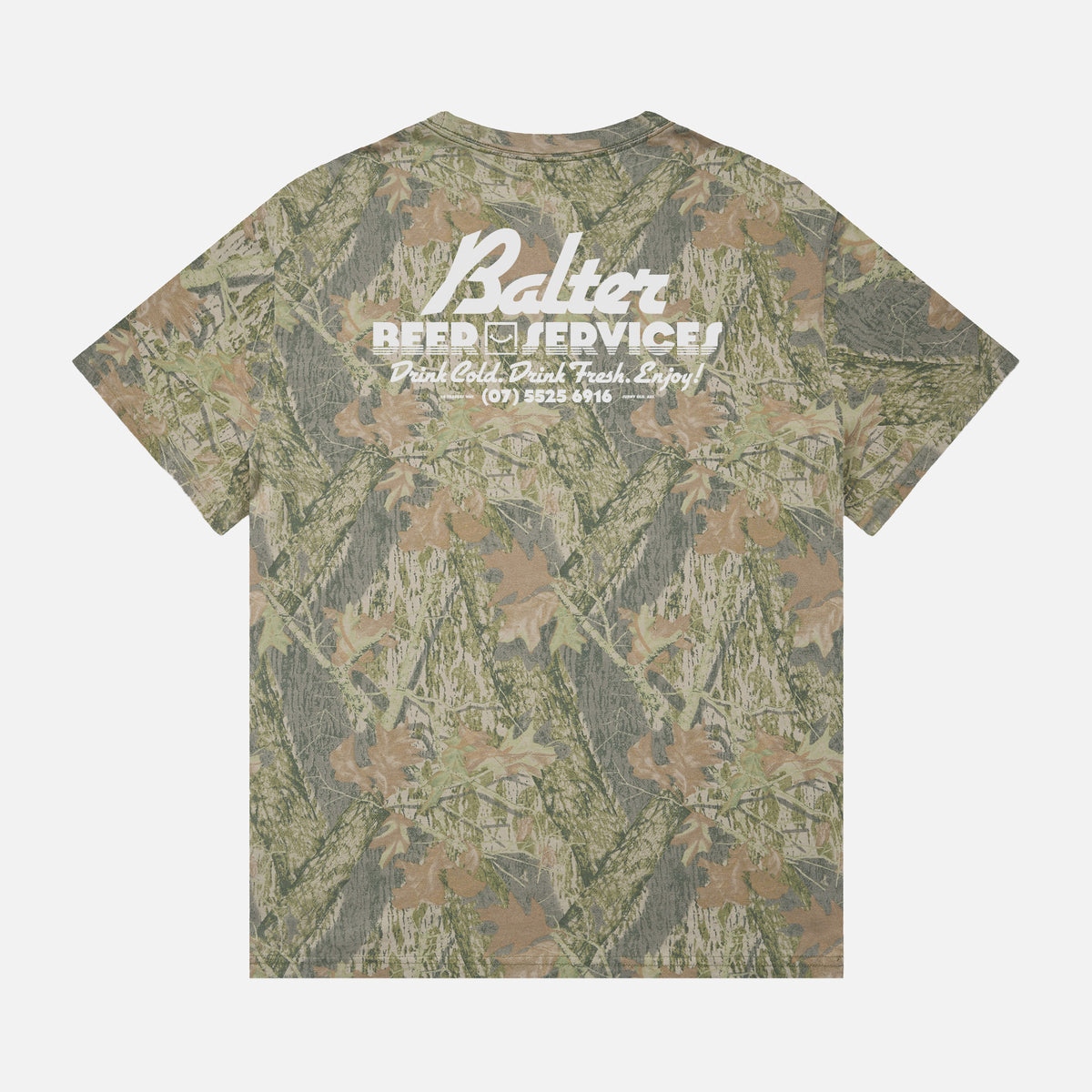 Services Heavy Faded Tee - Tree Camo