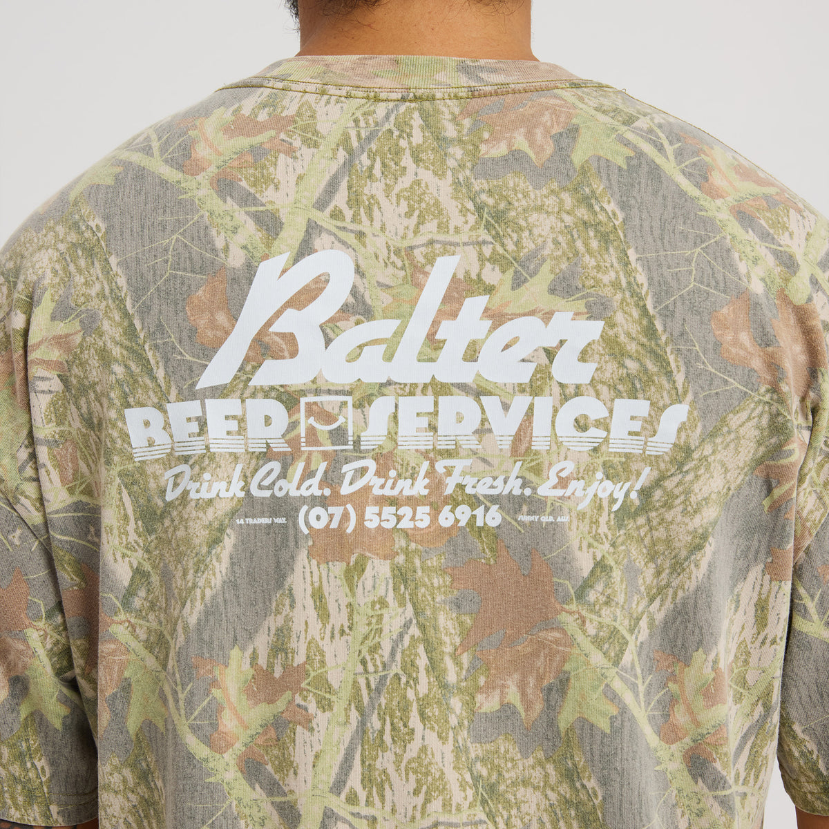 Services Heavy Faded Tee - Tree Camo