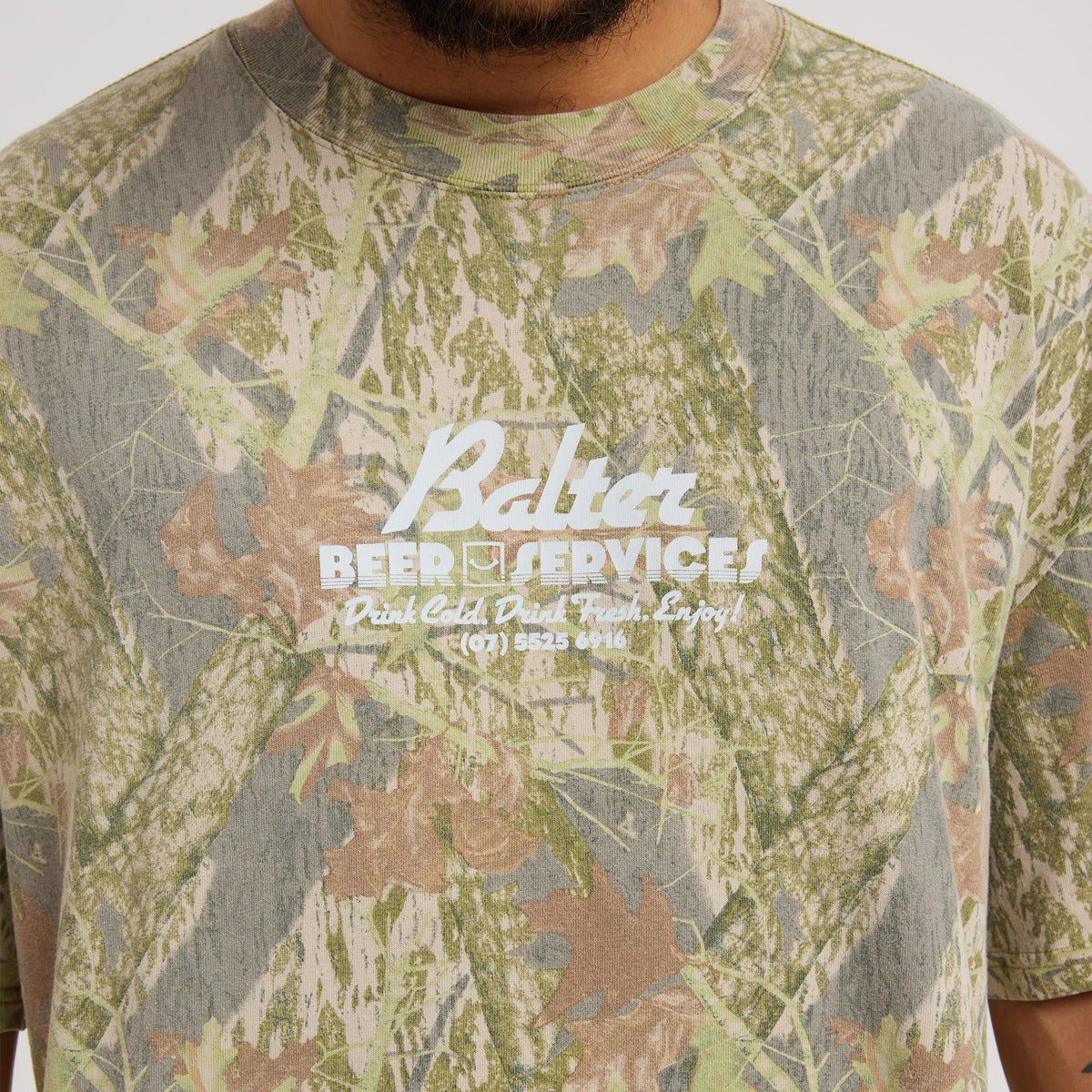 Services Heavy Faded Tee - Tree Camo
