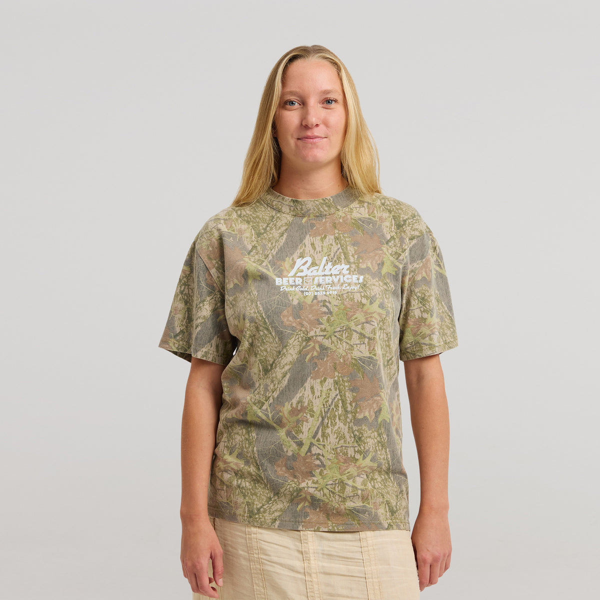 Services Heavy Faded Tee - Tree Camo