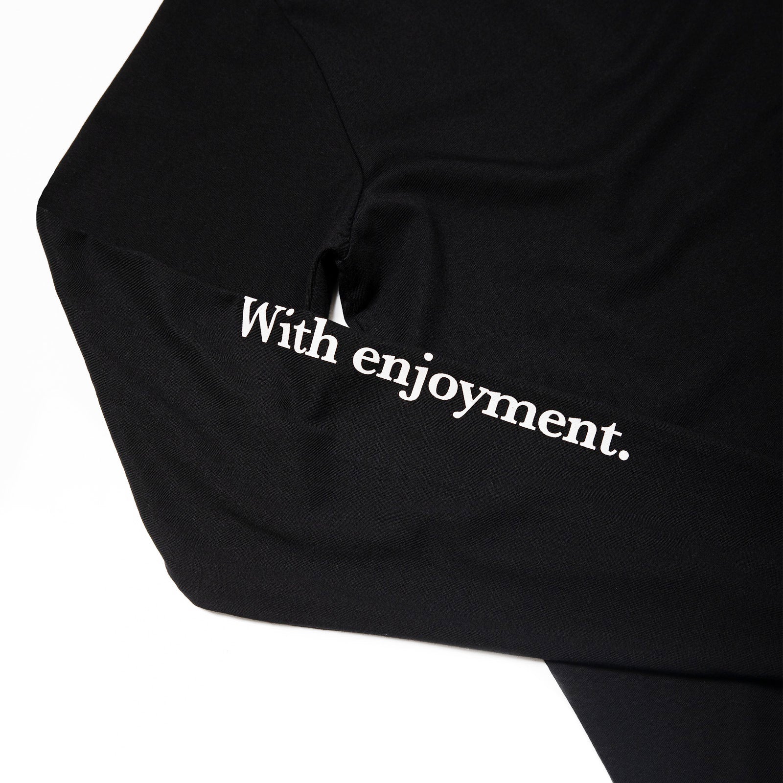 With Enjoyment Longsleeve - Black