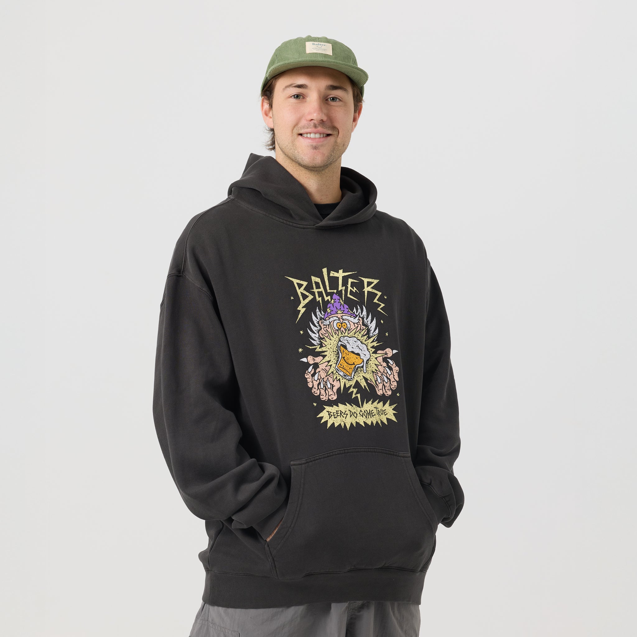 Wizz Relax Hoodie - Faded Black