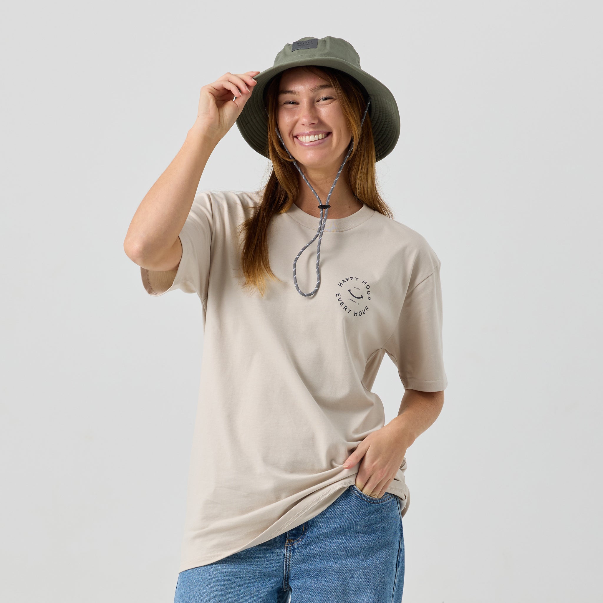 Happy Hour Classic Tee - Bone