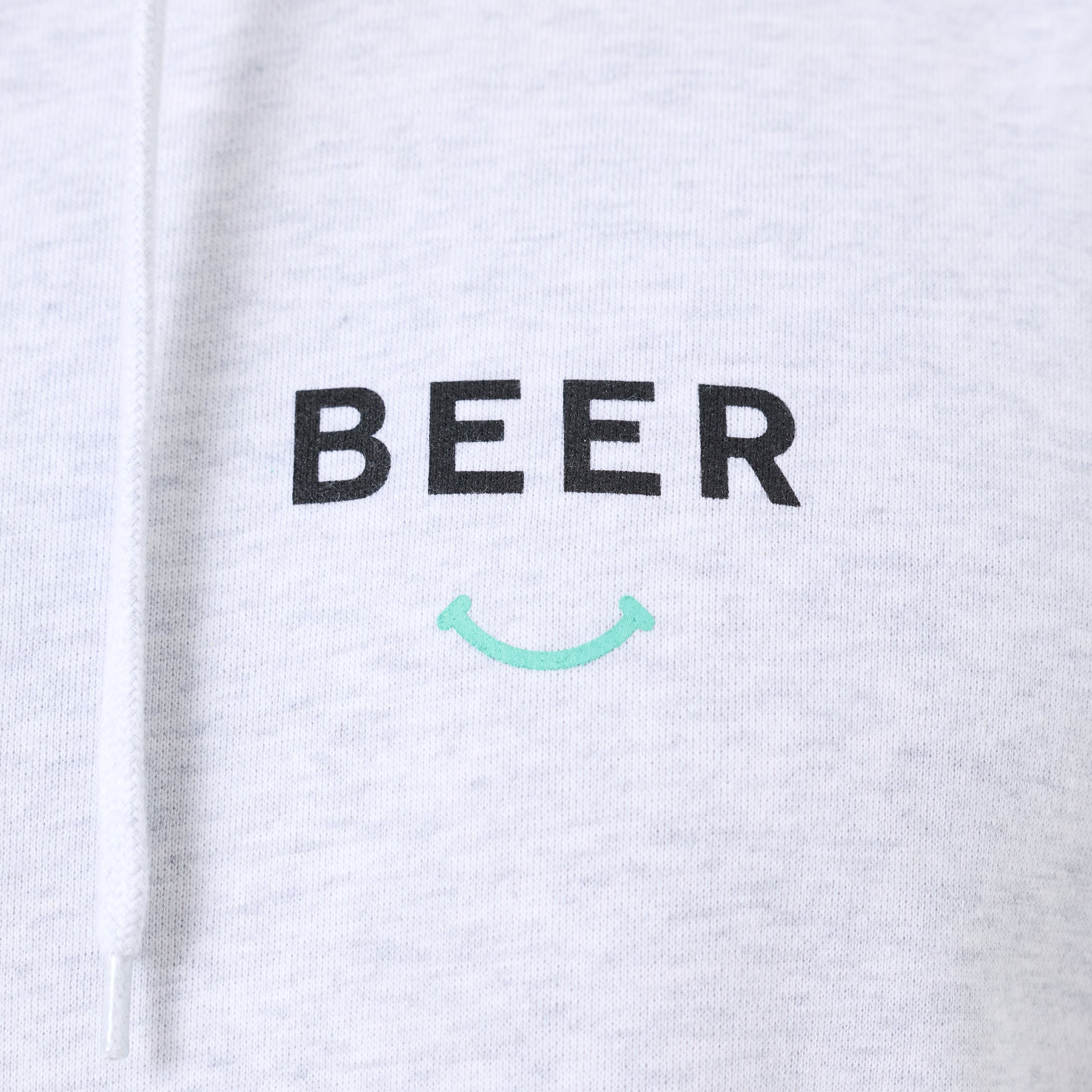 Balter Beer Smiley Hoodie - White Marle