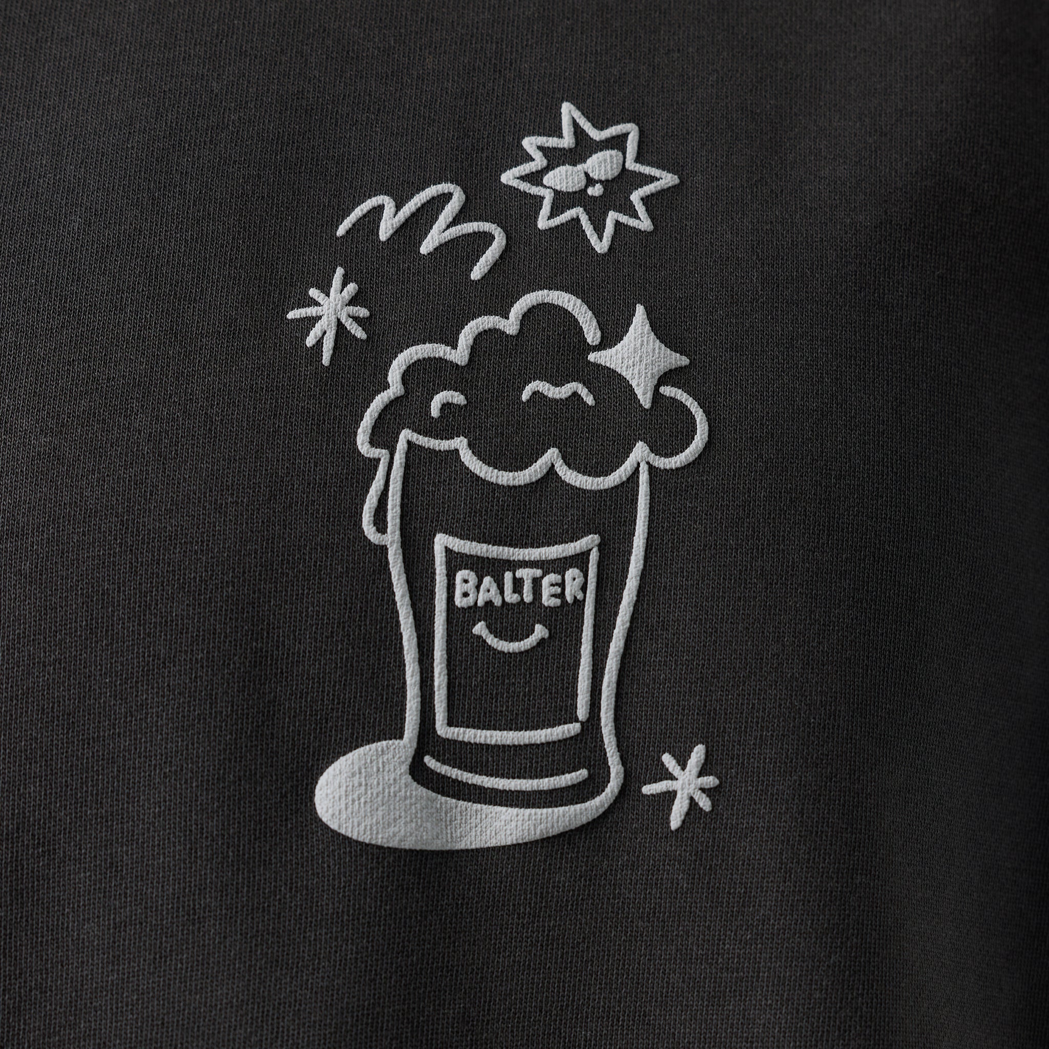 Easy Done Women's Relax Crew - Faded Black
