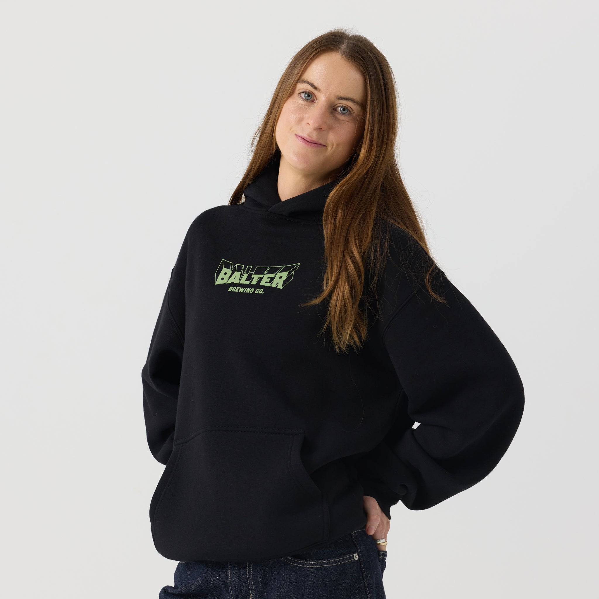 Three Dee Relax Hoodie - Black