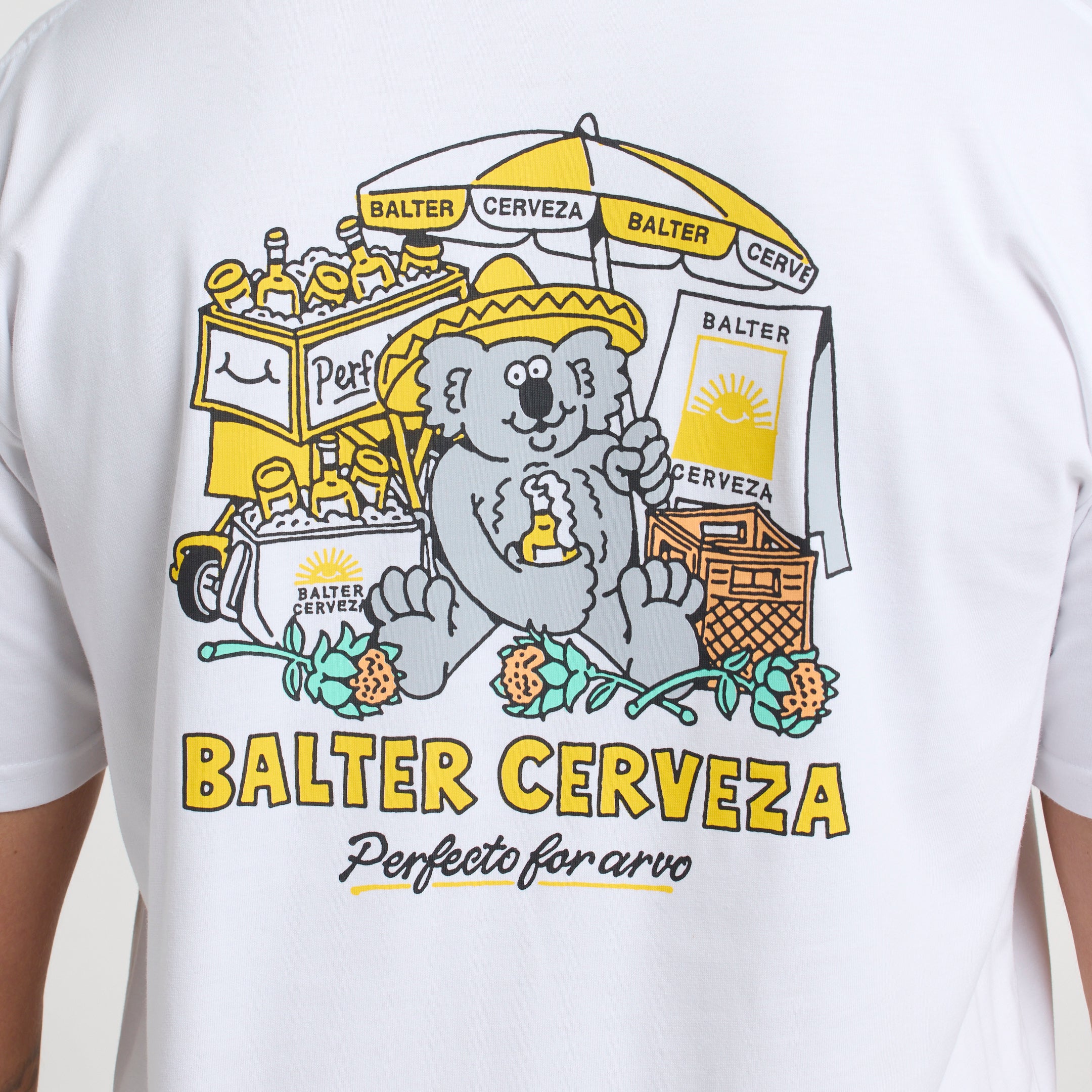 Ozzy Cerveza Classic Tee - White