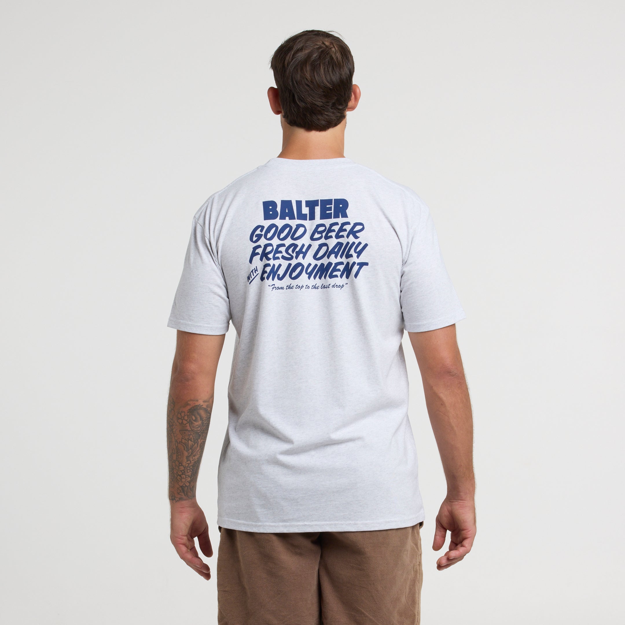 To The Last Drop Classic Tee - White Marle