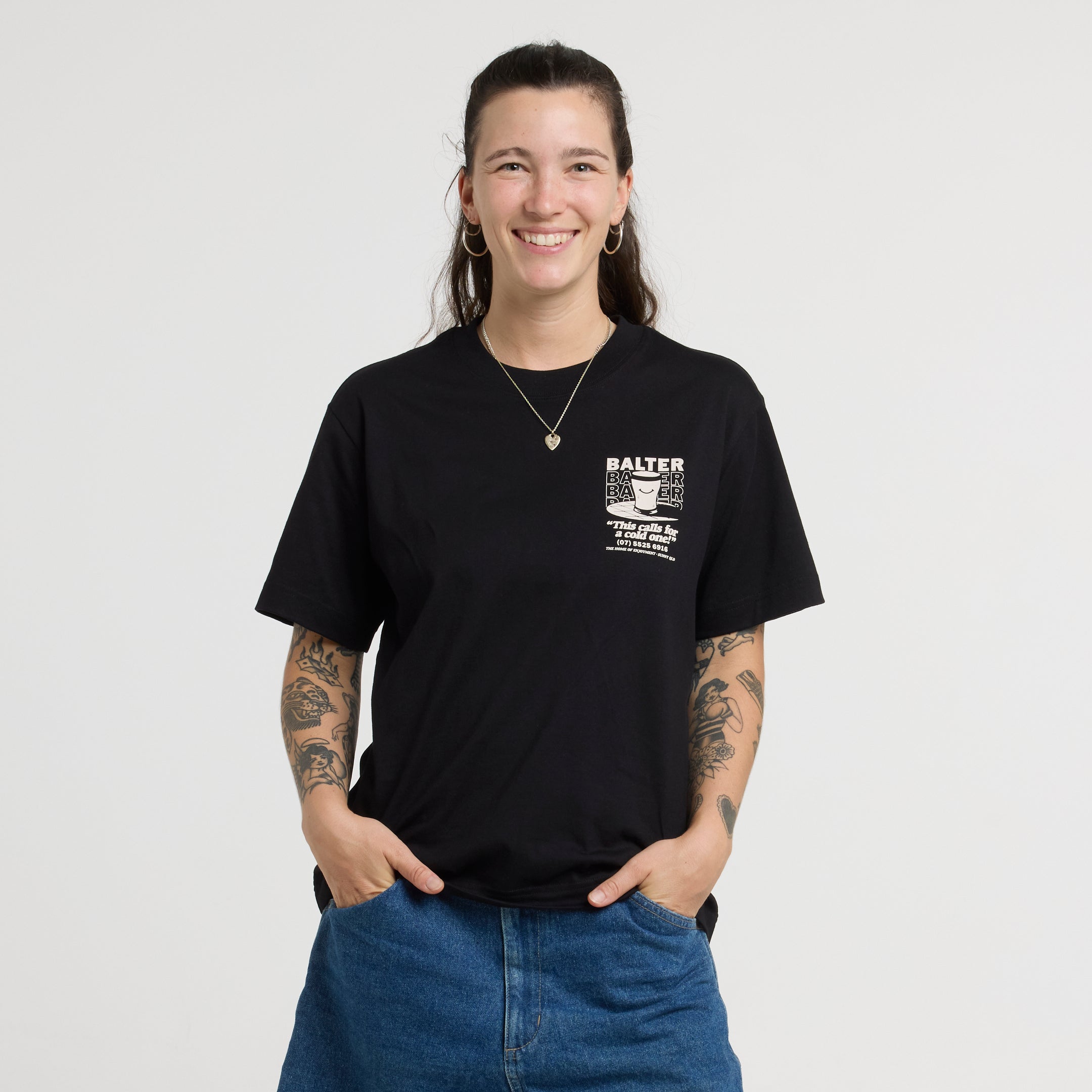 Cold One Box Tee - Black