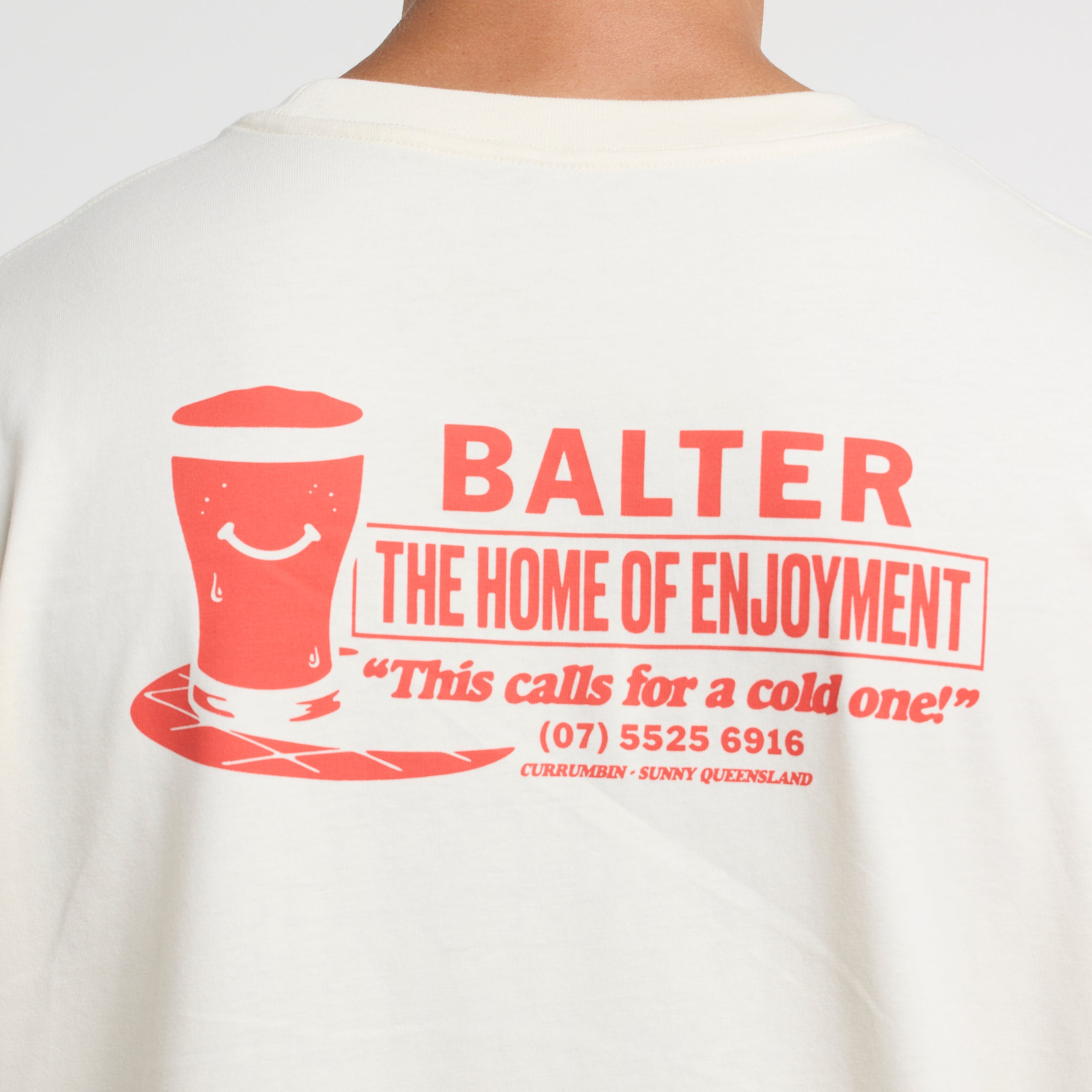 Cold One Box Tee - Ecru