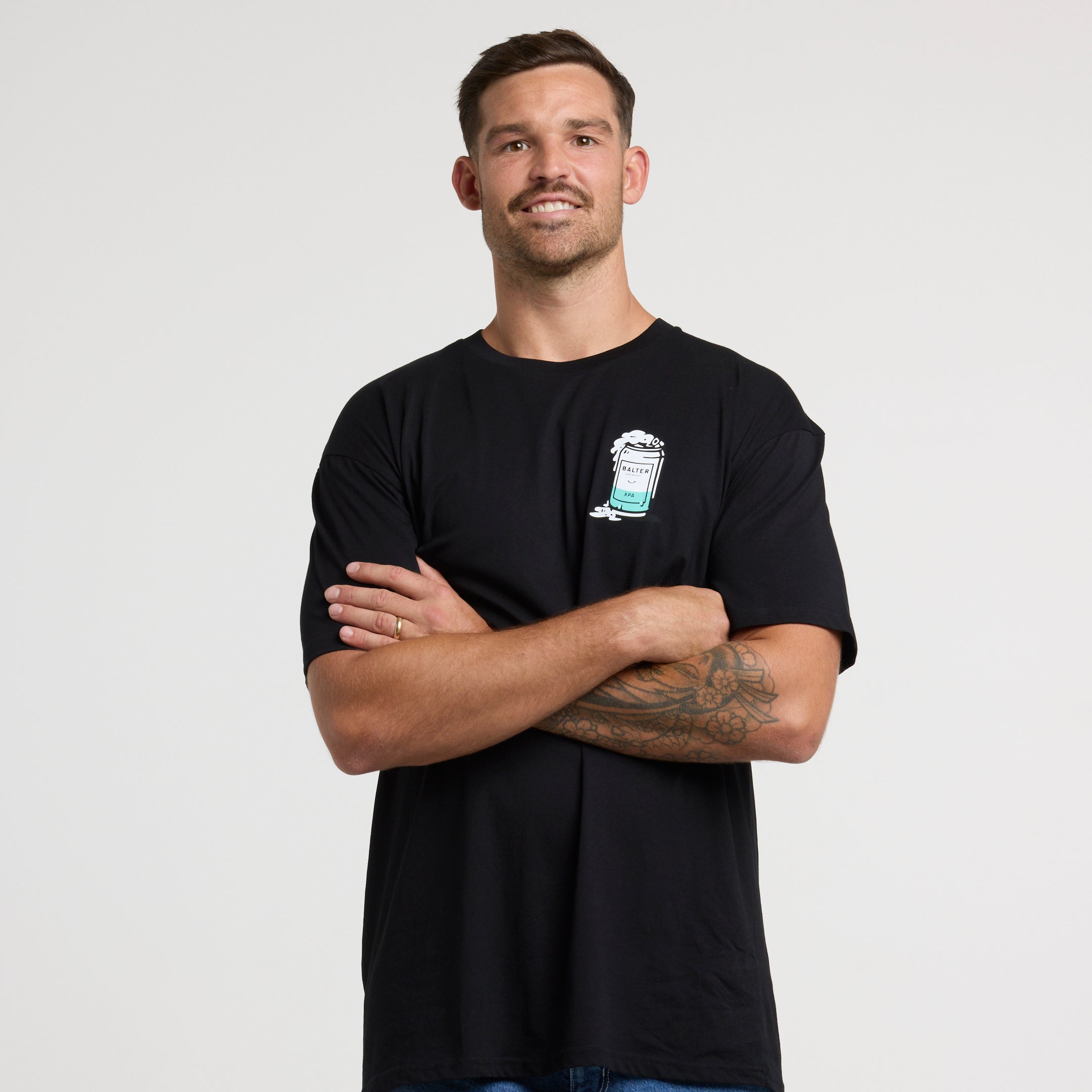 Deconstructed Can Tee - Black