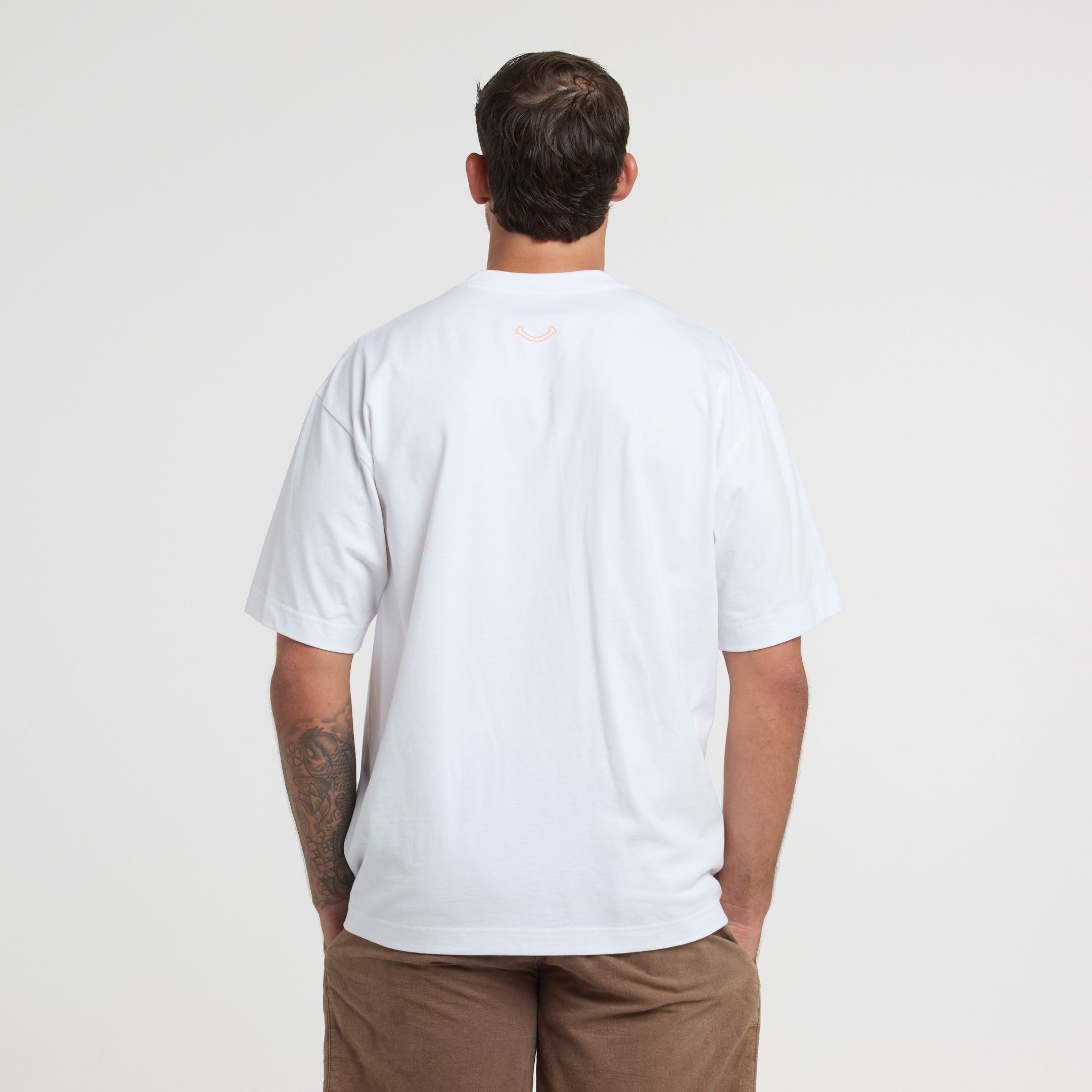 'Lax' Box Tee - White