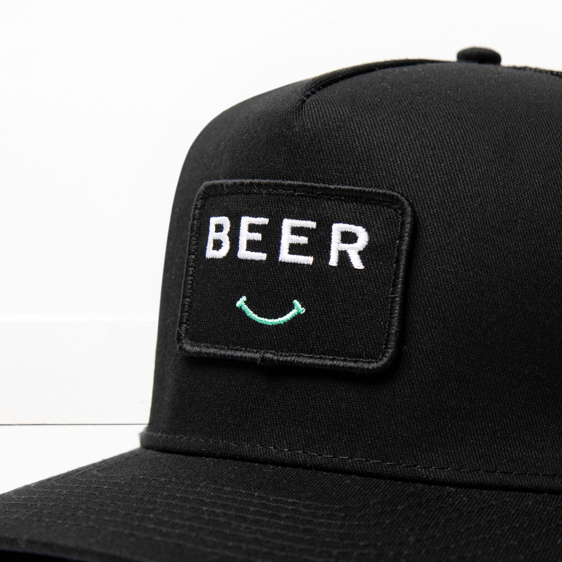 Beer Smiley Trucker - Black - Balter Brewing Company - Craft Beer Merch Australia